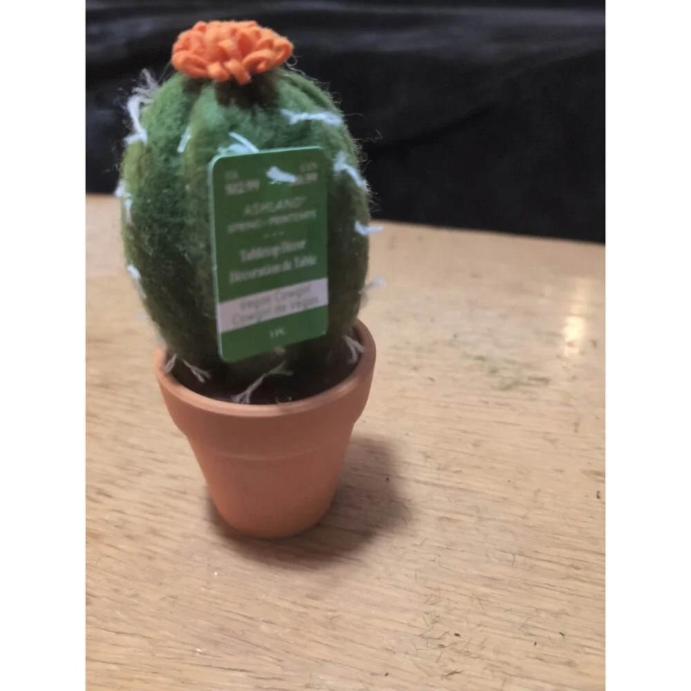 Faux Cactus In Pot